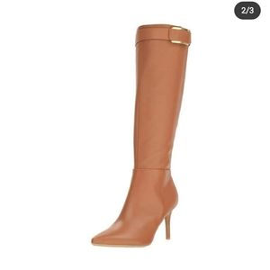 Calvin Klein knee high boot black voloronky.